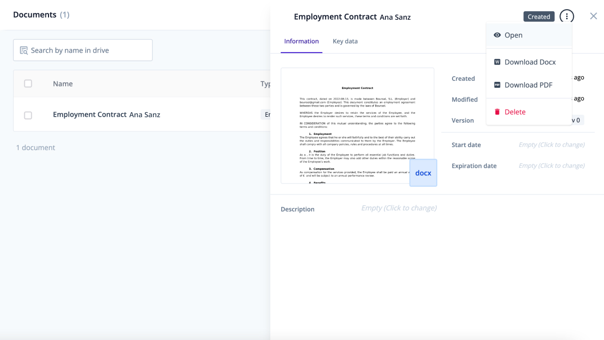 screenshot of Bounsel Flow
